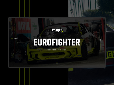 HGK EUROFIGHTER automotive car web car website clean drift web drift website eurofighter hgk kristaps design web web design web interfaces webdesign website