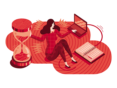 Illustration for Charaktery magazine design graphic illustration isometric magazine print psychology vector woman