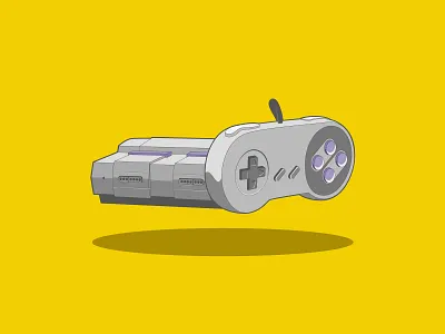 Nintendo 90s design flat icon illustration nintendo retro vector vectorart