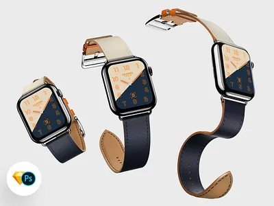 Apple Watch 4 Mockups apple apple watch download free mock up mockup psd sketch ui watch 4
