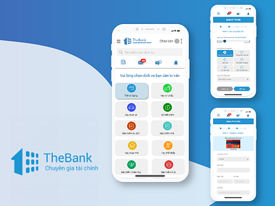 UI WEBSITE THEBANK.VN app brand app design app mobile app mockup bank app bank logo bank website icon mark type ui ui app ui design ux ux design uxui web design website website design wire frames