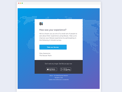 Survey email design emailer mailer survey