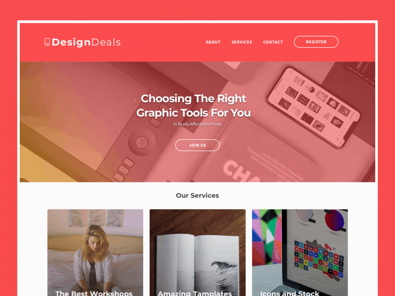 Desktop menu animation branding clean desktop icons interace interaction interface landing page logo ui ux web web design website