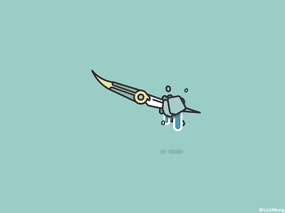 25.Arya&Night King 2d clean design game of thrones illustration vector