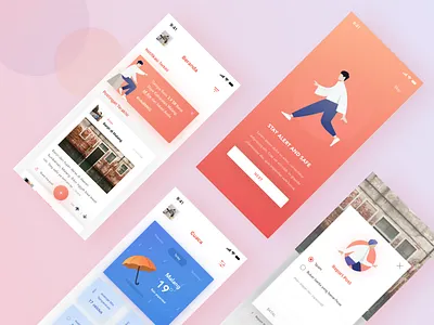 Kitana app card case study crowdsourcing design gradient ios iphone mobile ui uidesign uipractice uiux uxdesign