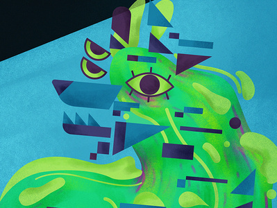 Digitalwolf illustration vector