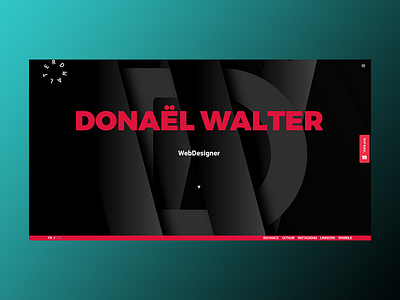 My Own Portfolio portfolio red red and black
