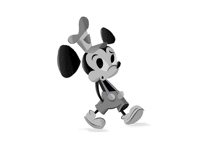 Steamboat Willie art design digitalart disney graphic design illustration procreate quickiemickey retro vintage