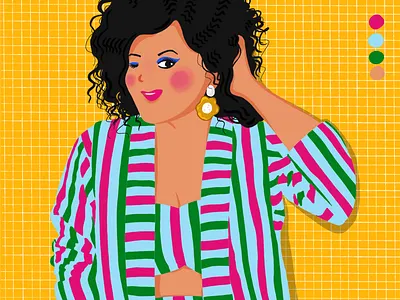 EggEarrings adobe apple pencil art artist bright colors colorpop digital digitalartist graphic graphic art illustration illustrator people illustration pop art procreate procreate app