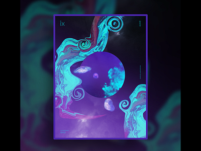Experimental Poster 003 color experimental poster poster design poster layout waves