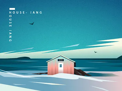 House-买不起画一个 house illustration