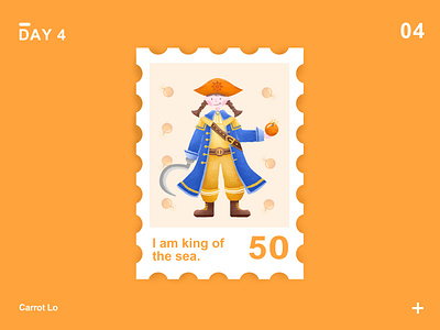 I am king of the sea. design illustration