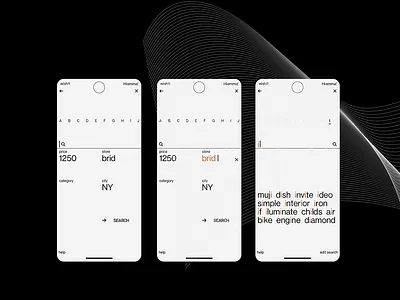 wish® app app branding clean design identity illustrator ios minimal sketch type typography ui ux