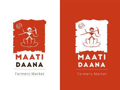 Farmer Logo branding design illustration india logo