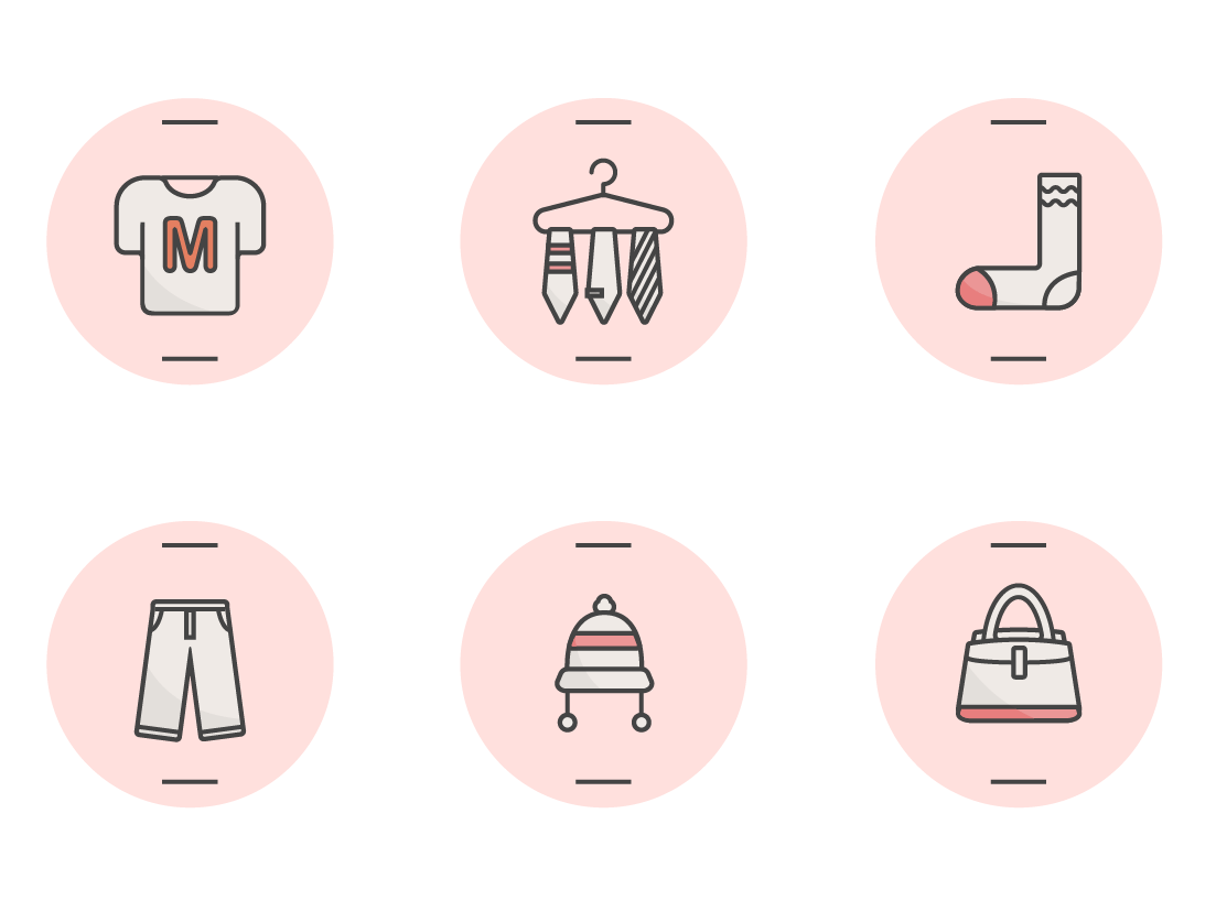 Example of icon set