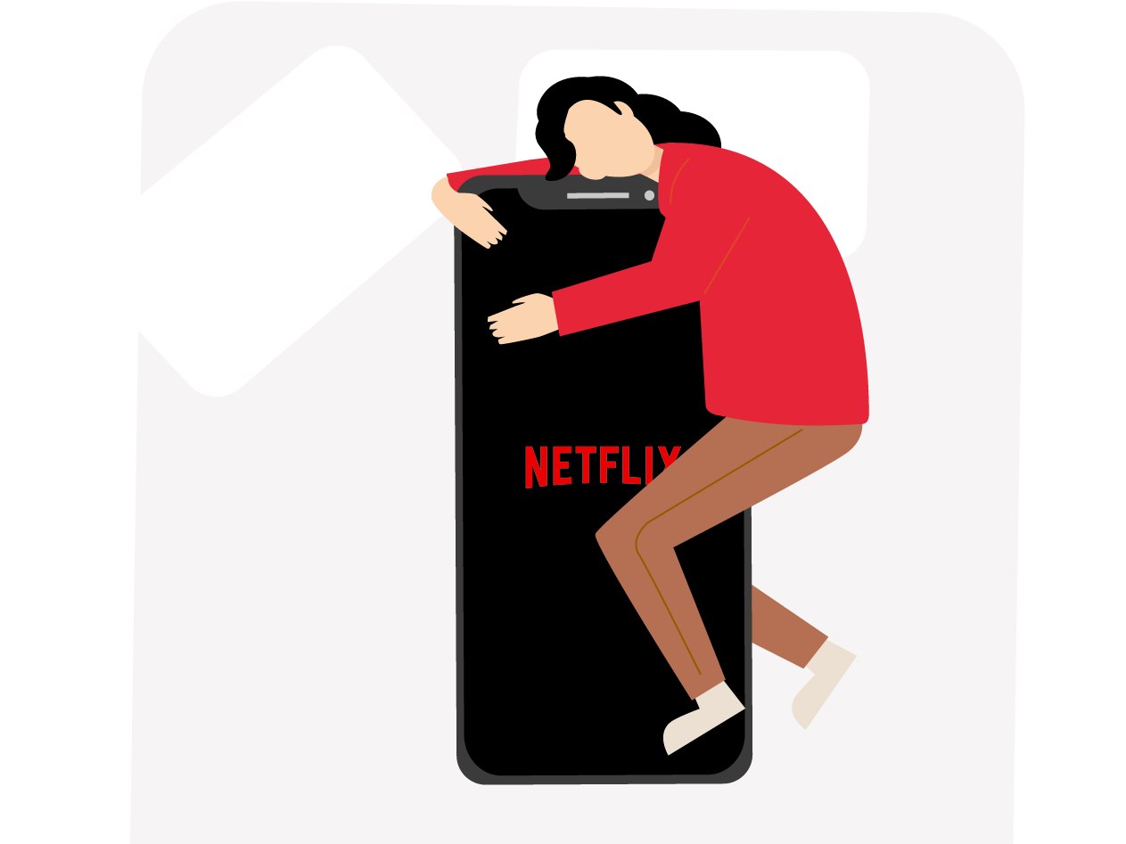 Example of I love Netflix