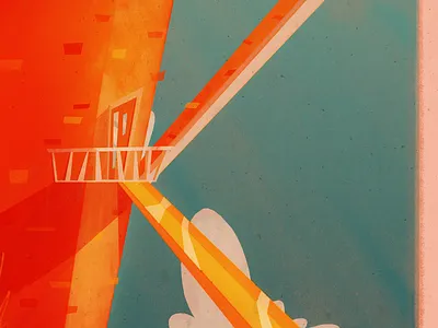 36 Days of Type | K 36 days 36days k beach beachhouse illustration retro typography