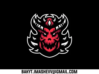 DevilGaming cybersport devil icon logo