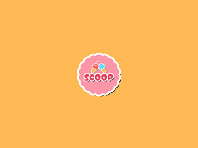 Icecream logo Concept bakery branding dailylogochallange dribbble illustration logo logo 2d logolovers typography vector