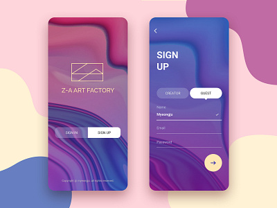 Daily UI #001_Sign Up app branding dailyui dailyui 001 design ui ux