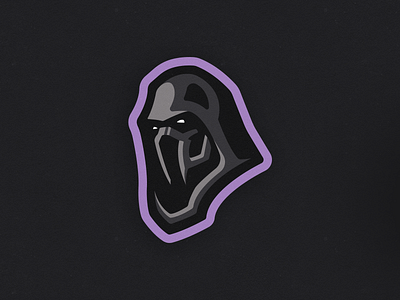 Nub Saibot Mascot Logo angry app art branding design e sports flat icon illustration logo mascot mascot logo mk11 mortal kombat nub saibot purple sub zero vector web