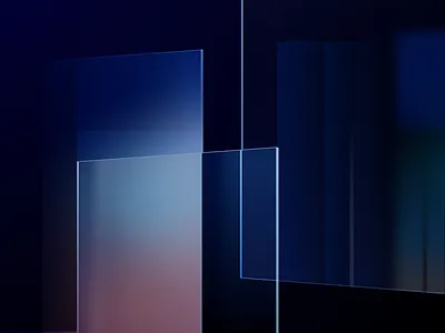 Glass design glass illustration ui