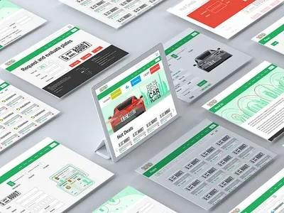 Special Numbers E-commerce about app car design e commerce form mobile request simple ui ux website