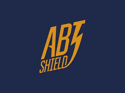 Abt dipe lightning logo shield thunder thunderbolt word