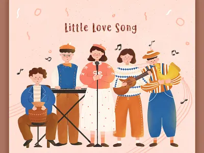 love song design ui web 插图