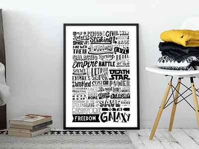 Star Wars - Episode IV crawl text handlettered 70s art calligraphy calligraphy font design episodeiv handdrawn type handdrawntype handlettering handtype poster starwars type typography typography design