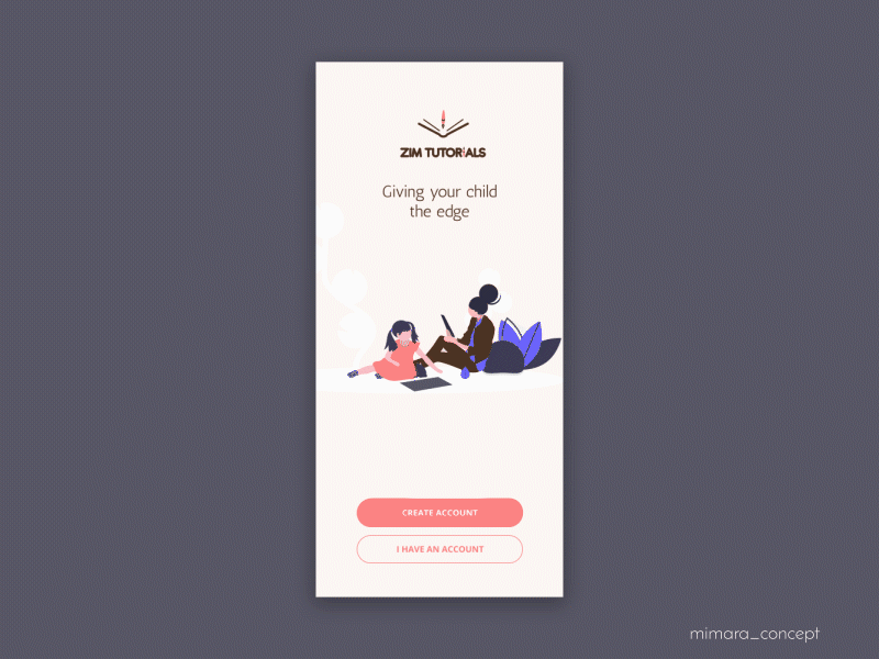UI/UX Design for a tutor app aftereffects brandidentity figma logo product design product designer ui designs ui pack user interface ux