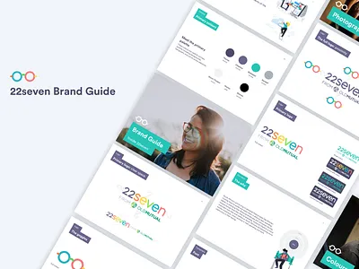 22seven Brand Guide 22seven app brand brand design brand guide brand guideline colour design finance fintech gradient graphic logo marketing mobile mobile app mobile app design product design ui userinterface