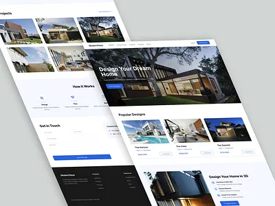 ModernHouse animation graphic design ui