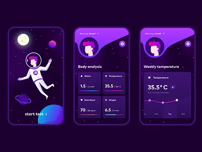 UI Challenge #5 Data Visualization app design chart data graph illustration ui user interface ux