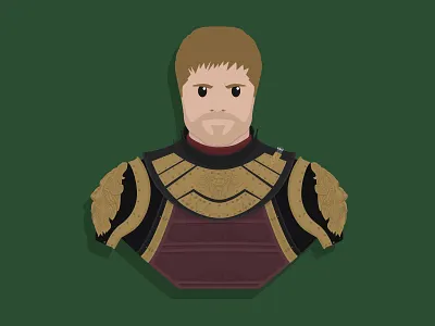 Jaime Lannister character design design fan art game of thrones got hbo illustration jaime lannister vector