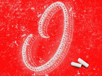 J / 36DaysOfType 36days calligraphy chalk j lettering procreate