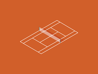Illustration | Roland Garros 🎾 illustration isometric julie charrier match minimal roland garros sketchapp tennis tournament ui vector