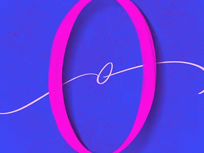 O / 36DaysOfType 36days calligraphy chalk lettering o procreate