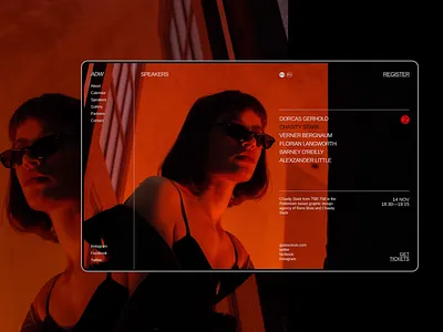 Aurora Events Design Kit. Speakers adobe xd background image brutalist flat interface list page list ui minimal minimalism promo page themplates typography ui ui component ui design ui elements ui kit ui kits ui pack uiux