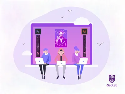 Ps & AI illustration