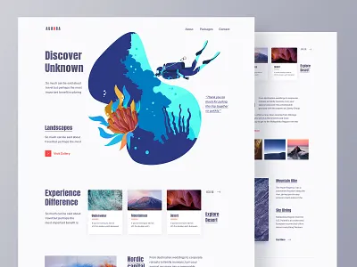 Travel Website 3d article page category page clean design holiday hotel booking illustration landing page layout news feed photography website tour travel travel agency travel blog trip planner ui ux design web website