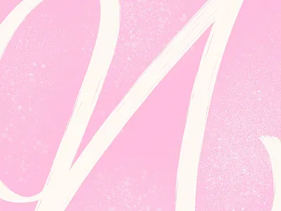 N / 36DaysOfType 36days calligraphy chalk j lettering procreate