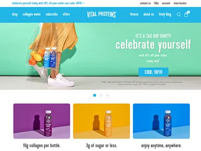 Vital Proteins | Shopify Plus Theme Development shopify shopify plus shopify theme