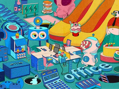 office design illustration illustration ui ux design illustrations