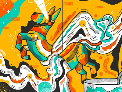 Cinco De Mayo candy cinco de mayo illustration margarita pinata