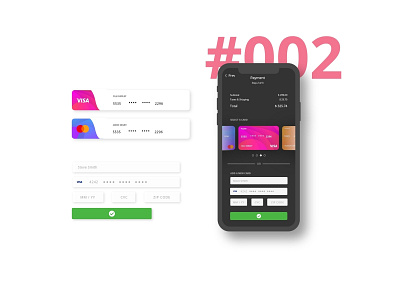 Daily UI - 002 | Credit Card Checkout checkout credit card dailyui design ui ui 100 uidesign