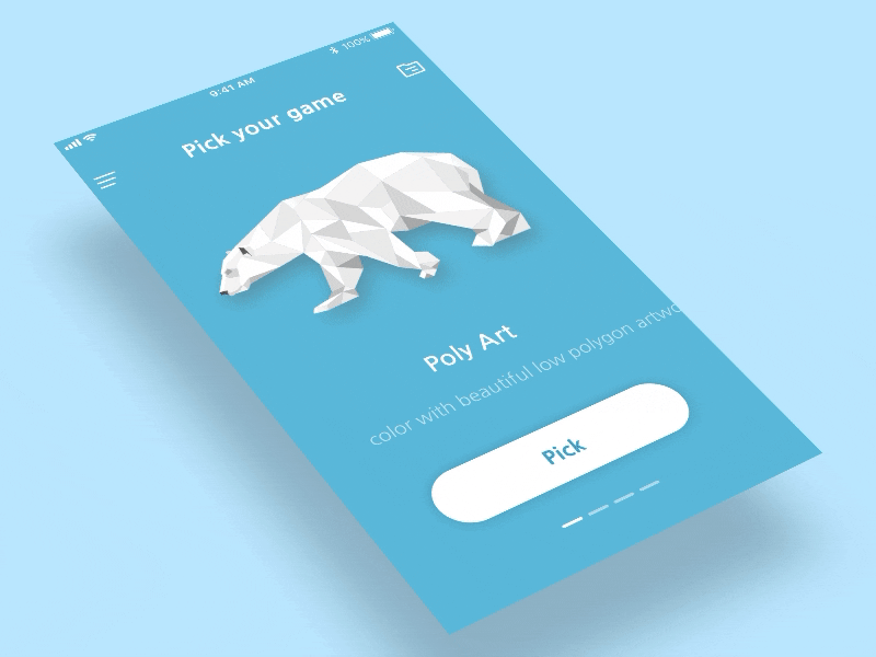 concept_entertainment app design animation app concept entertainment pixle ui