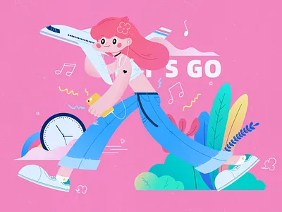 Let‘s go design illustration