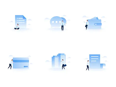 default page app business affairs default page design empty page empty state illustration office ui vector