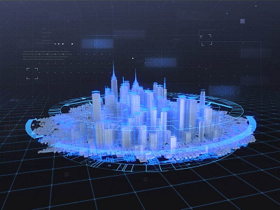 City ae c4d 设计
